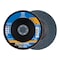 Pferd 6" x 7/8" A.H. POLIFAN Flap Disc - Z PSF EXTRA STEELOX, Zirconia, 80 Grit, Conical 60643 - alternate 1